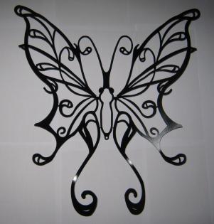 Garderobe - Schmetterling - WANDGARDEROBE Neuheit