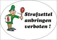 Strafzettel anbringen verboten