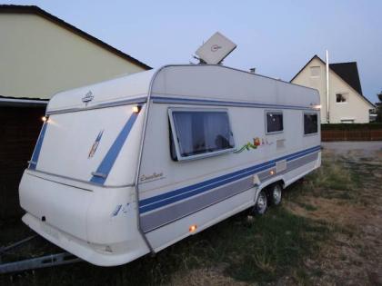 Wohnwagen Hobby 600 UL TL mit Vorzelt Batt. Neue Reifen
