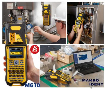 Brady M610 Mobiler Etikettendrucker mit automatischer Materialerkennung