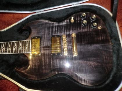 Gibson SG Supreme Ebenholzgriffbrett Riegelahorndecke Mahagoni Neck Hals