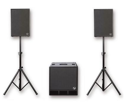 PA-Komplett-System. VERSE System 7K aktiv 7300Watt zu vermieten für nur 250 Euro