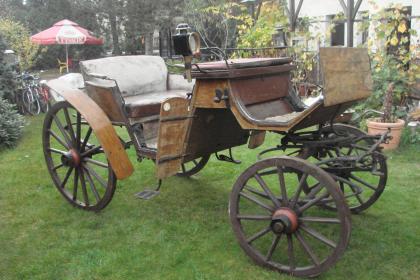 Pferdekutsche antik ca. 1890 zu verkaufen