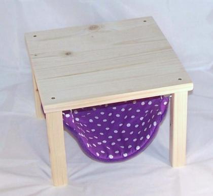 Hängemattengestell mit 1 Hängematte für Meerschweinchen Chinchilla Nager
