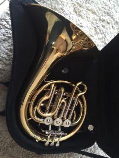 Roy Benson HR-202 B-Kinder-Waldhorn Handstütze verstellbar Etui Zubehör