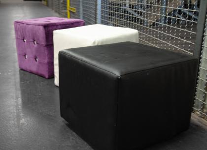 Sitzwürfel verschiedene Designs gebrauchter Zustand