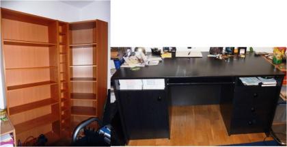 Ikea-Regale Schreibtisch und Kleinkram abzugeben
