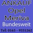 Auto verkaufen Opel Meriva - Motorschaden Unfallschaden