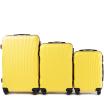 Reisekoffer ABS 159 Hartschalenkoffer Koffer S M L Set Kofferset Reise leicht